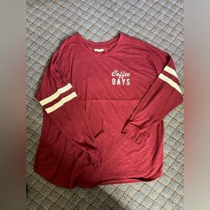 “coffee days, whiskey nights” shirt